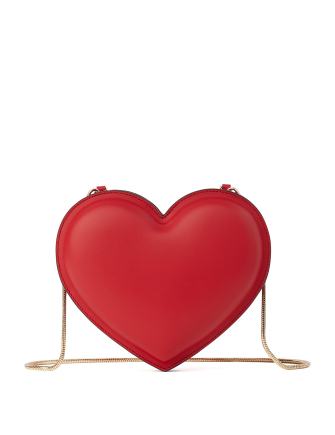 Kate Spade New York 3D Heart Leather Crossbody