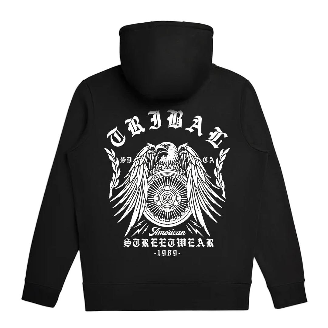 AMERICAN STREETWEAR - Black Men's ZIP hoodie