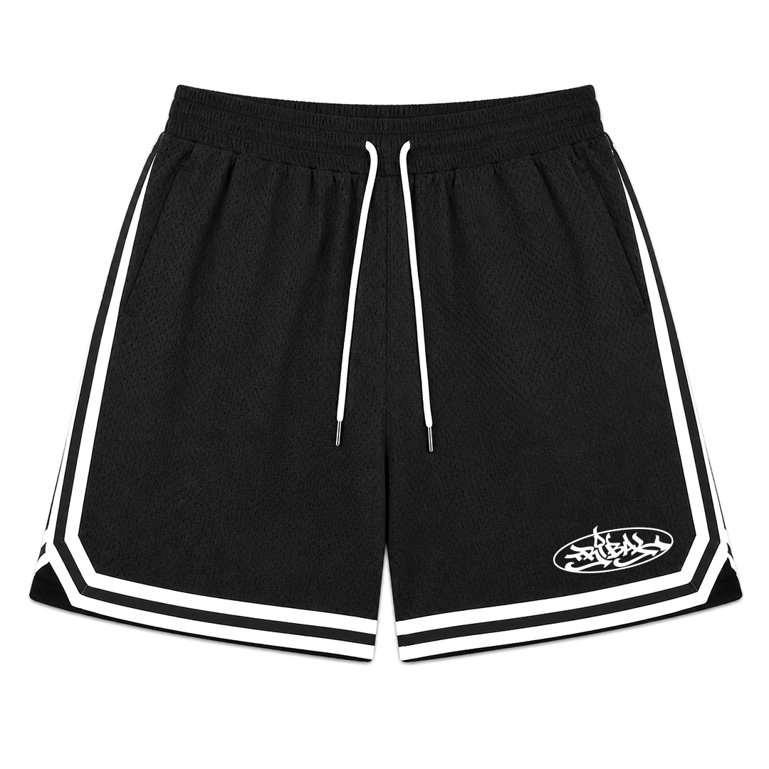 BLACK - BASKETBALL SHORTS
