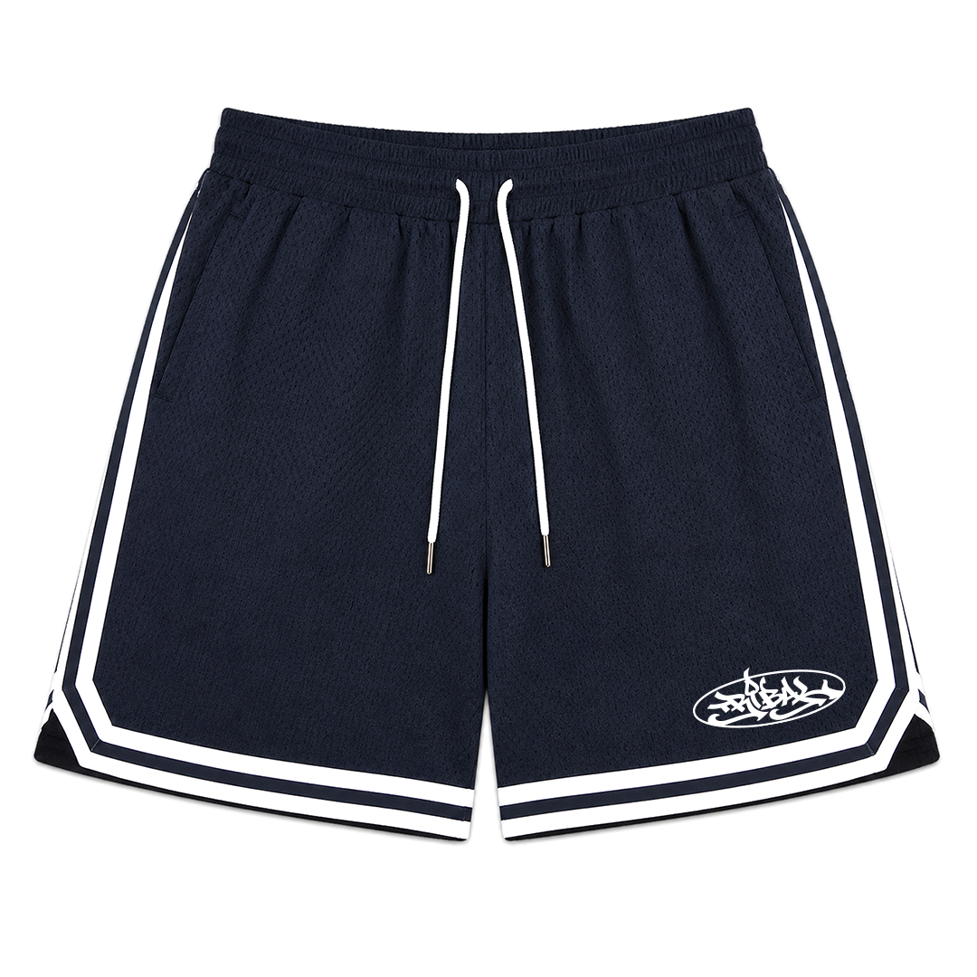 NAVY - BASKETBALL SHORTS