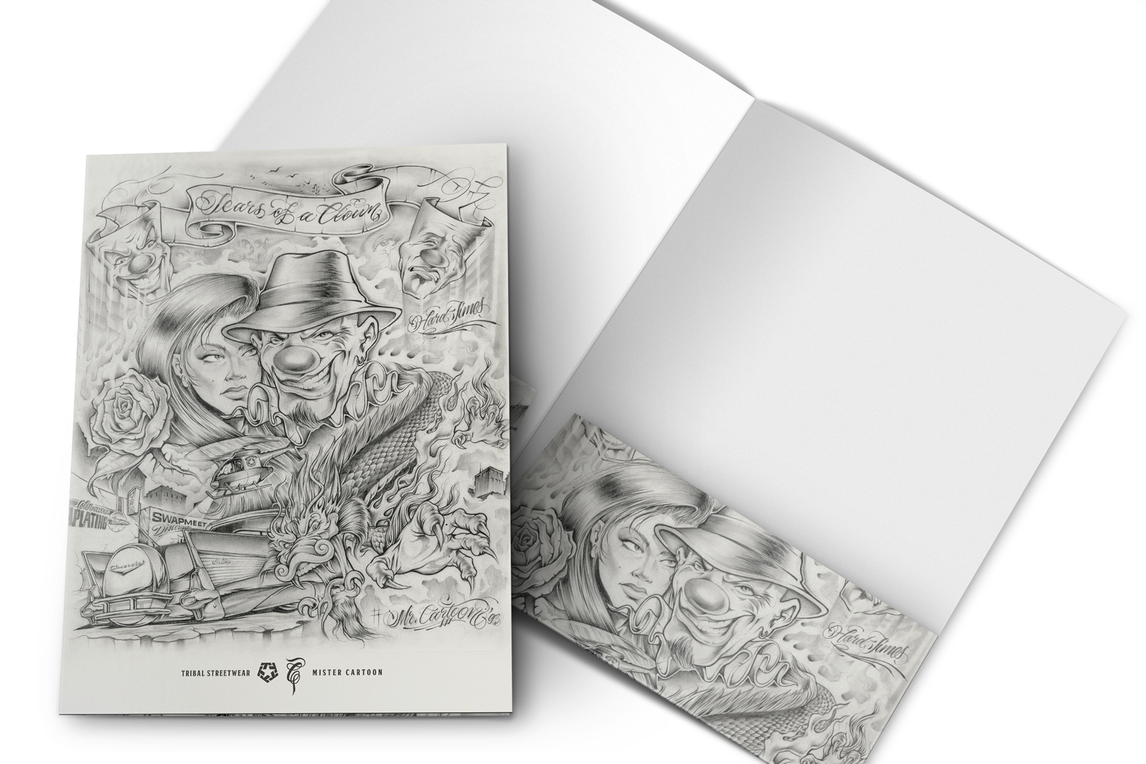 Mister Cartoon x Tribal - Tears of a Clown Street Folder