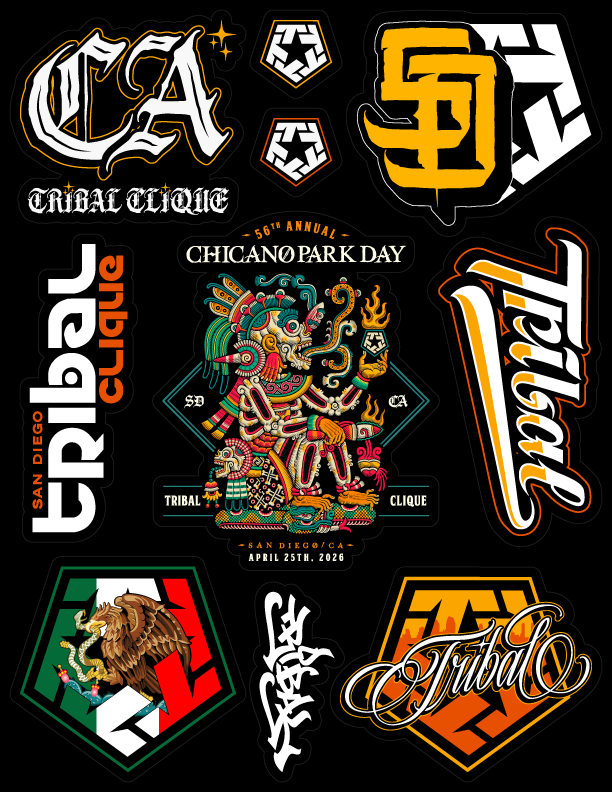 CHICANO PARK 2026 - BIG STICKER SHEET