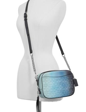 Coach Camera Bag in Ombré Signature Leather