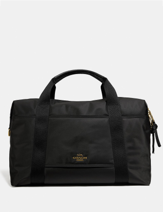Coach Cargo Weekender With Vintage Rose Print Interior