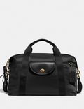 Coach Cargo Weekender With Vintage Rose Print Interior
