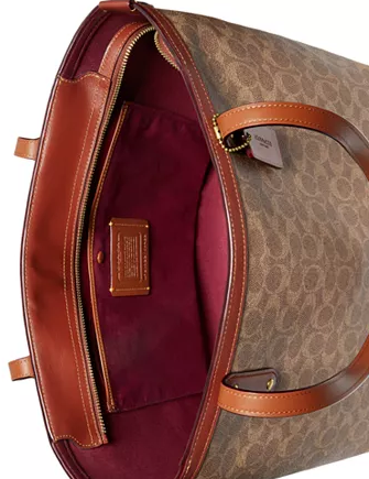 Coach Central Signature Tote