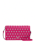 Coach Anna Foldover Clutch Crossbody With Rivets