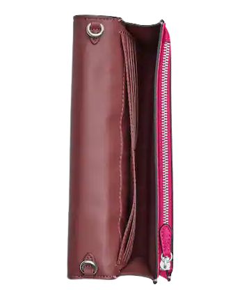 Coach Anna Foldover Clutch Crossbody With Rivets