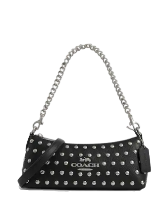 Coach Charlotte Shoulder Bag With Rivets