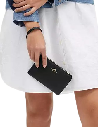 Coach Corner Zip Wristlet