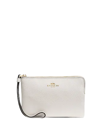 Coach Corner Zip Wristlet