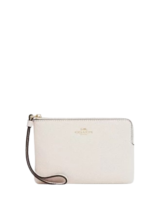 Coach Corner Zip Wristlet