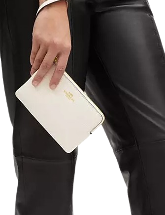 Coach Corner Zip Wristlet