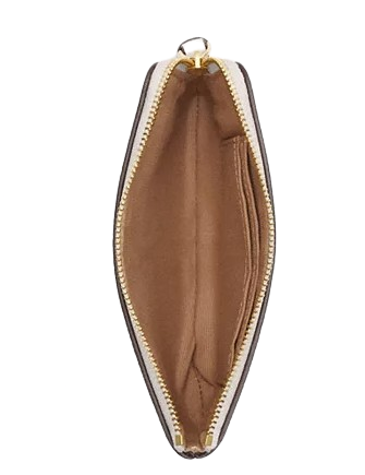 Coach Corner Zip Wristlet