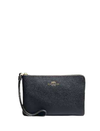 Coach Corner Zip Wristlet