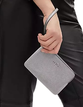 Coach Corner Zip Wristlet
