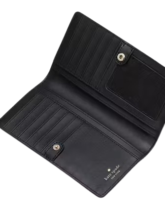 Kate Spade New York Dana Daisies Large Slim Bifold Wallet