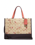 Coach Dempsey Carryall In Signature Canvas With Heart And Star Print