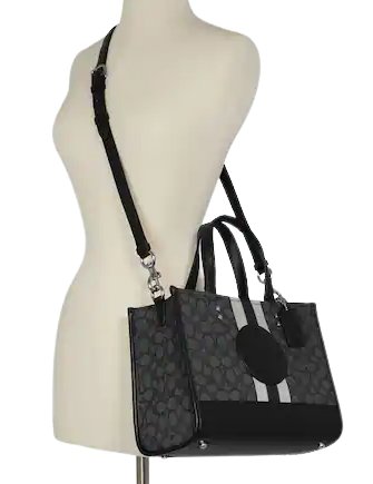 Coach Dempsey Carryall In Signature Jacquard With Stripe And Coach Patch