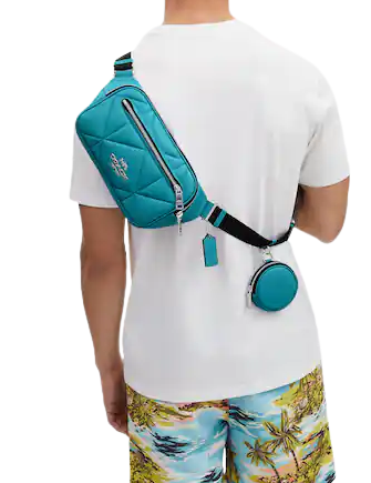 Coach Elias Belt Bag With Puffy Diamond Quilting
