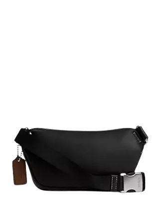 Coach Elias Mini Belt Bag With Checkerboard Print