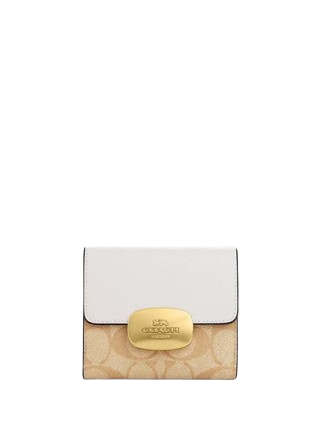 Coach Eliza Small Wallet In Signature Canvas