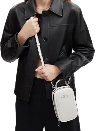 Coach Eva Phone Crossbody In Colorblock Signature Canvas