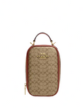 Coach Eva Phone Crossbody In Colorblock Signature Canvas