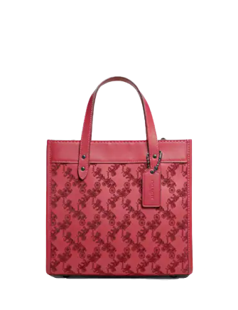 Coach Field Tote 22 With Horse And Carriage