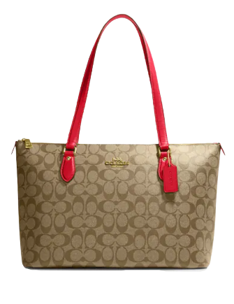 Coach Gallery Tote In Signature Canvas