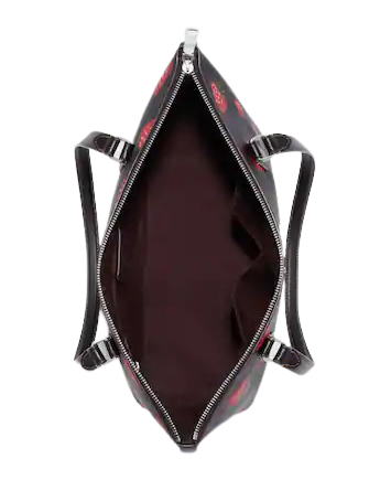 Coach Gallery Tote With Wild Strawberry Print