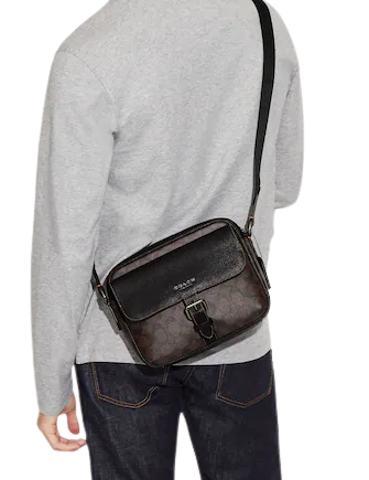Coach Hudson Crossbody In Signature Canvas