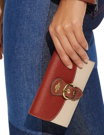 Coach Kleo Wallet In Colorblock