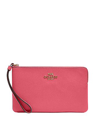 Coach Large Corner Zip Wristlet