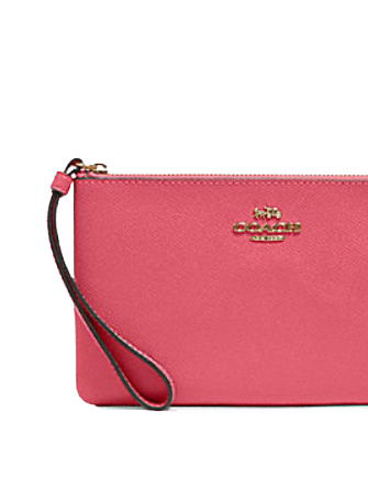 Coach Large Corner Zip Wristlet