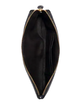 Coach Large Corner Zip Wristlet In Signature Canvas