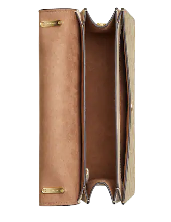 Coach Large Morgan Square Crossbody In Blocked Signature Canvas