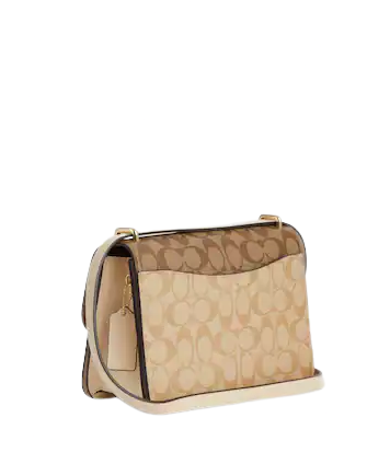 Coach Large Morgan Square Crossbody In Blocked Signature Canvas