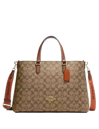 Coach Logan Carryall In Signature Canvas