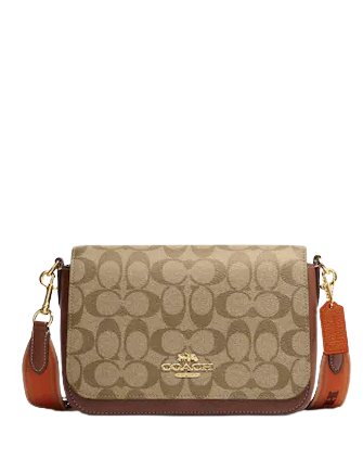 Coach Logan Messenger In Signature Canvas