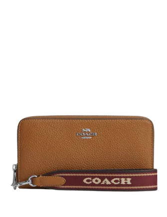 Coach Long Zip Around Wallet
