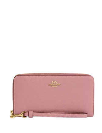 Coach Long Zip Around Wallet