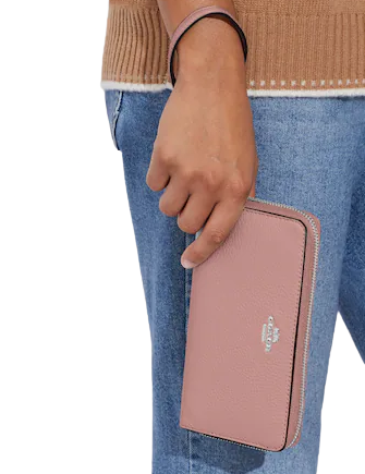 Coach Long Zip Around Wallet