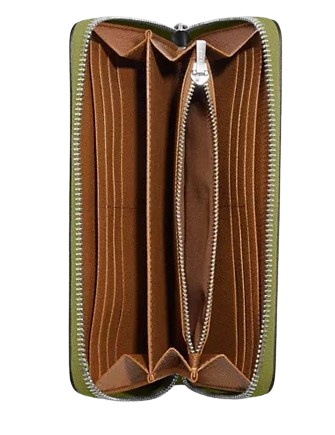 Coach Long Zip Around Wallet