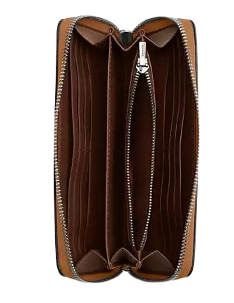 Coach Long Zip Around Wallet
