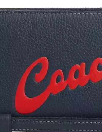Coach Long Zip Around Wallet With Coach Graphic