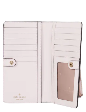 Kate Spade New York Marlee Watermelon Party Large Slim Bifold Wallet