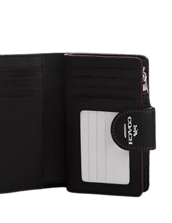 Coach Medium Corner Zip Wallet In Signature Denim