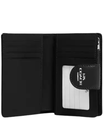 Coach Medium Corner Zip Wallet In Signature Canvas