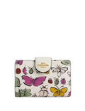 Coach Medium Corner Zip Wallet With Creature Print